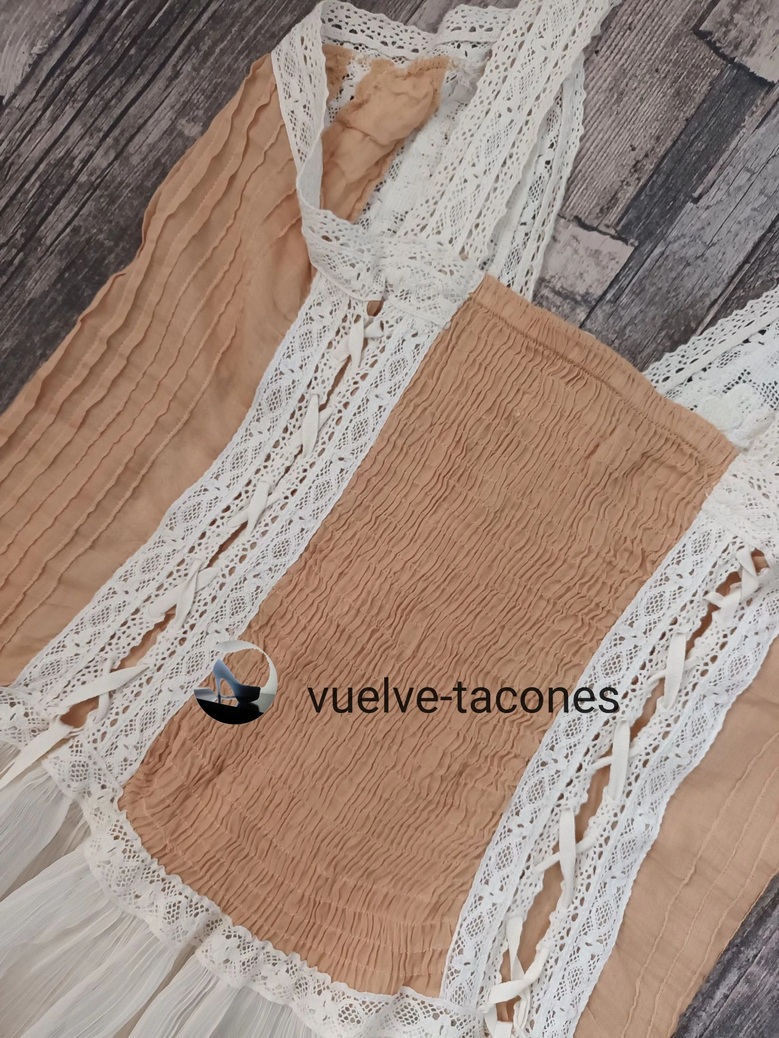 Lichtkoraal en witte bustier ♡ JOT * Een maat – photo 8